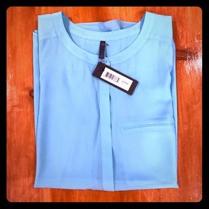 **NWT** NYDJ Pleat Back Sleeveless Blouse - Size L